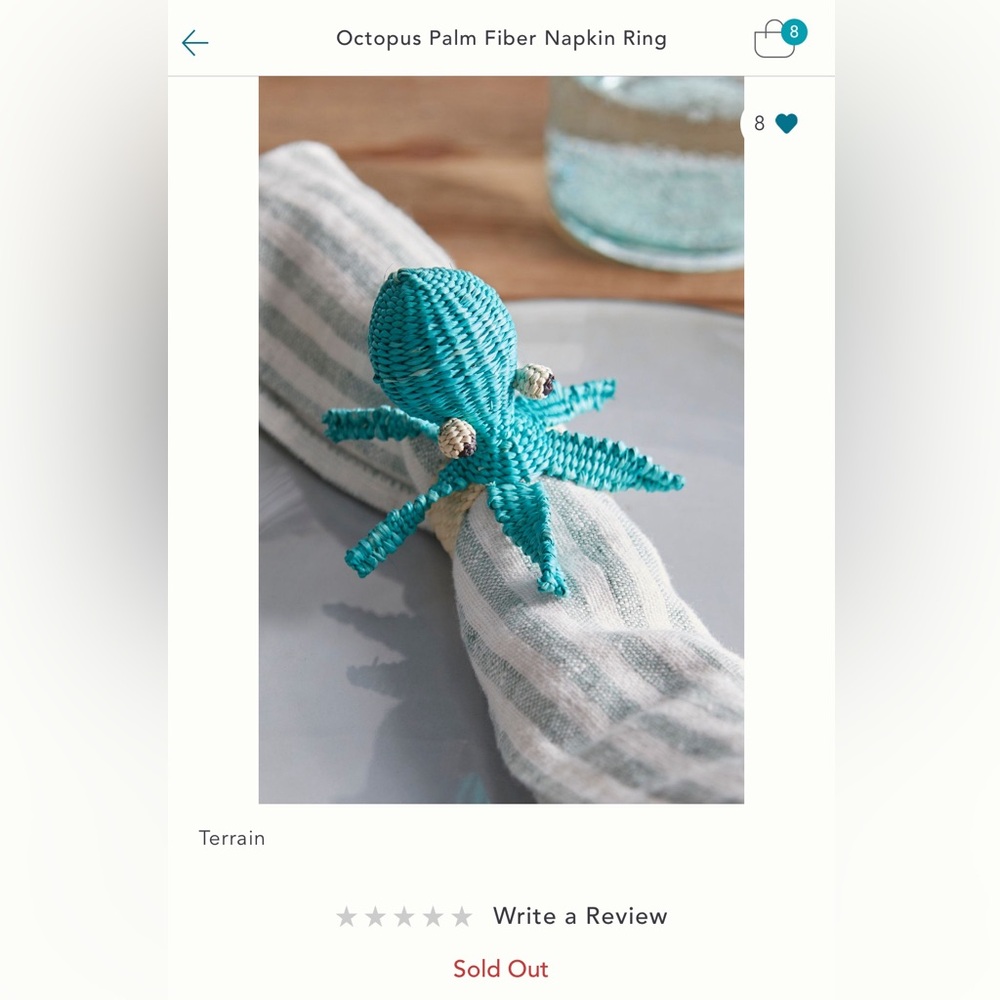 Octopus Napkin Ring‎ (1) - Picture 5 of 5